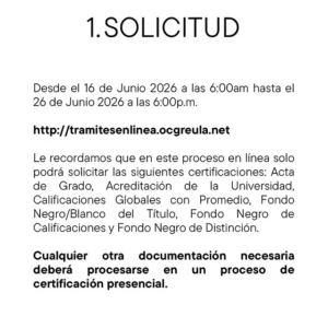 Solicitud